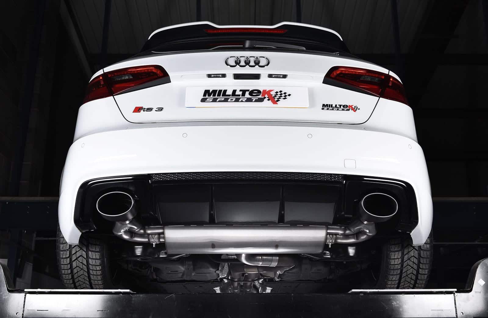 Milltek Sport - Audi RS3 Sportback (8V MQB - Pre Facelift Only) Cat-back Exhaust Non Valved Non Resonated