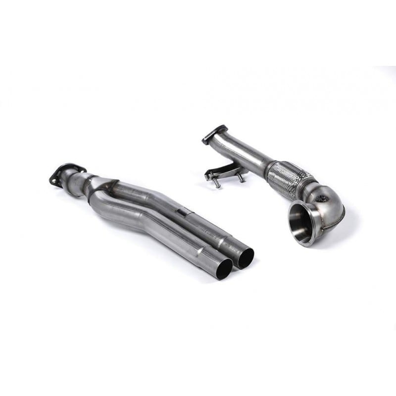 Milltek Sport - Audi RS3 Sportback (8V MQB - Pre Facelift Only) Primary Catalyst Bypass Pipe and Turbo Elbow SSXAU593